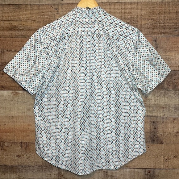 Robert Graham Oriole Airplane Print Short Sleeve Button Down Shirt size 2XL - Picture 4 of 13